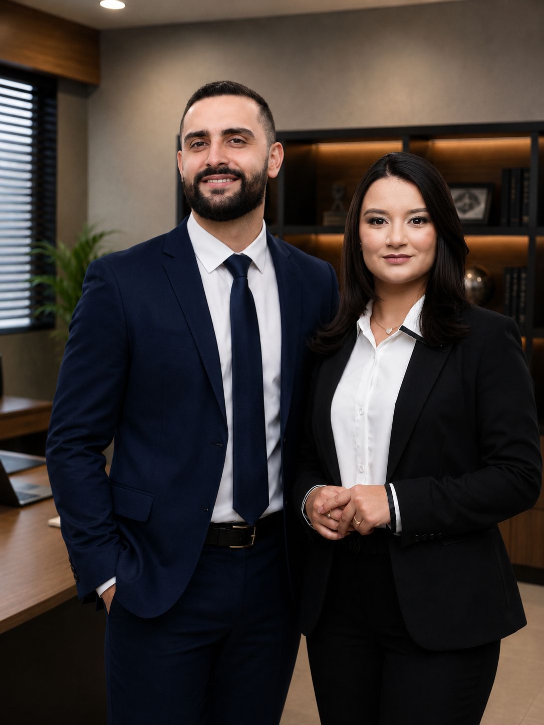 Dr. Vagner Leôncio e Dra. Gabriella Delesporte